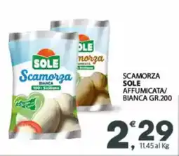 Despar Scamorza sole affumicata/ bianca offerta