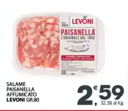 Despar Salame paisanella affumicato LEVONI offerta