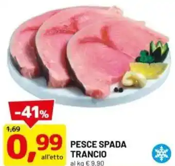 DPiù Pesce spada trancio offerta