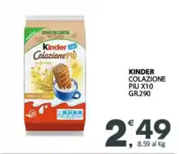 Despar Kinder colazione piu x10 offerta