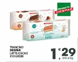 Despar Trancino despar latte/cacao x10 offerta