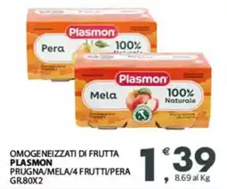 Despar Omogeneizzati di frutta PLASMON offerta