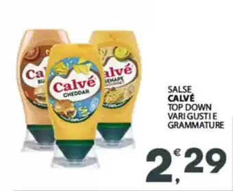 Despar Salse calvé top down vari gusti e grammature offerta