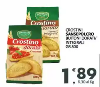 Despar Crostini sansepolcro buitoni dorati/ integrali offerta