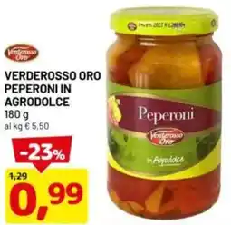 DPiù Venterosso ora peperoni in agrodolce offerta