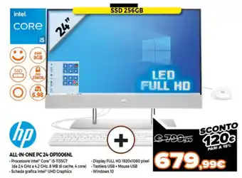 hp All-in-One PC 24-DP1006NL