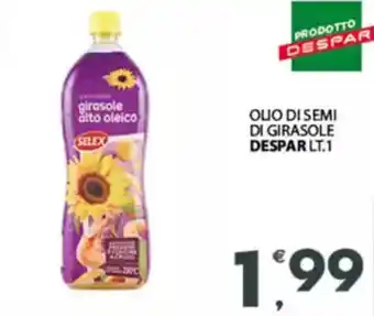 Despar Olio di semi di girasole DESPAR offerta