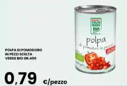 Despar Polpa di pomodoro in pezzi scelta verde bio offerta