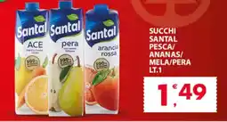 Despar Succhi santal pesca/ ananas/ mela/pera offerta