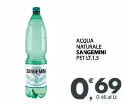 Despar Acqua naturale SANGEMINI offerta