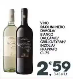 Despar Vino paolini nero davola offerta