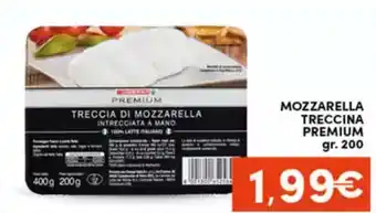 Despar Mozzarella treccina premium offerta