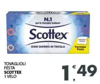 Despar Tovaglioli festa SCOTTEX offerta