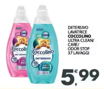 Despar Detersivo lavatrice coccolino ultra clean/ care/ odor stop offerta