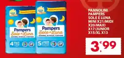 Despar Pannolini pampers sole e luna offerta