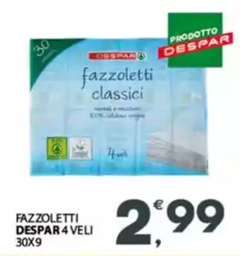 Despar Fazzoletti despar 4 veli offerta