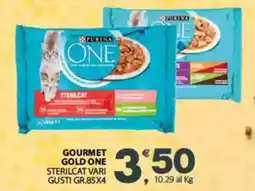 Despar Gourmet gold one sterilcat vari gusti offerta