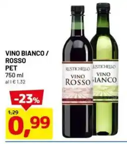 DPiù Vino bianco/ rosso pet offerta