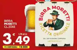 Despar Birra MORETTI offerta