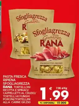 Despar Pasta fresca ripiena sfogliagrezza RANA offerta