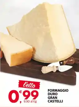 Despar Formaggio duro gran castelli offerta