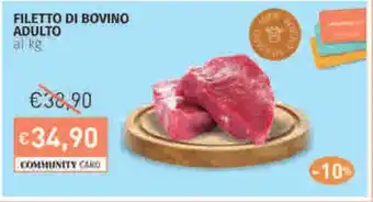 Prezzemolo e Vitale Filetto di bovino adulto offerta