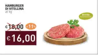 Prezzemolo e Vitale Hamburger di vitellina offerta