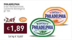 Prezzemolo e Vitale PHILADELPHIA Erbe Mediterrance, Salmone Norvegese offerta