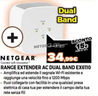 Netgear Range Extender AC Dual Band EX6110
