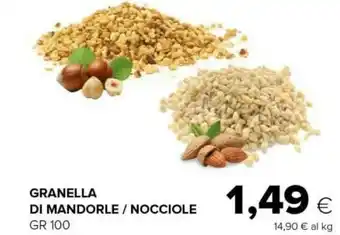 Tigre Granella di mandorle / nocciole offerta