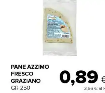 Tigre Graziano pane azzimo fresco offerta