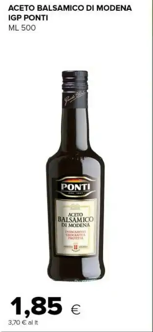 Tigre Aceto balsamico di modena igp offerta