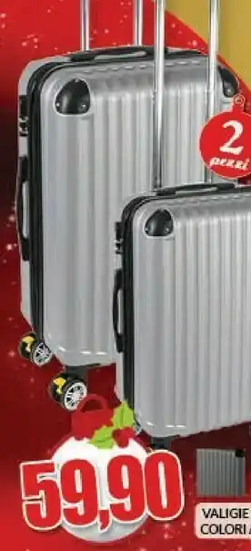Risparmio Casa Valigie 2pz colori assortiti offerta