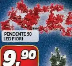 Risparmio Casa Pendente led fiori offerta