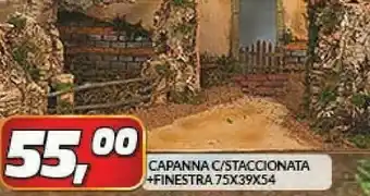 Risparmio Casa Capanna c/staccionata +finestra offerta
