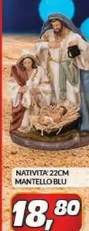 Risparmio Casa Nativita 22cm mantello blu offerta