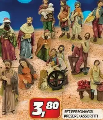 Set personaggi presepe