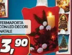 Fermaporta con led