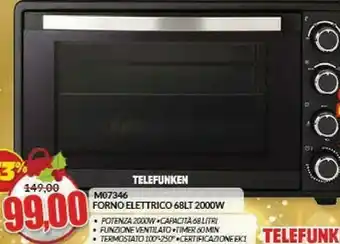 Risparmio Casa M07346 forno elettrico offerta