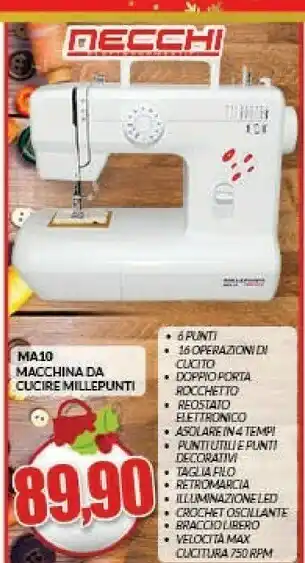Macchine da cucire