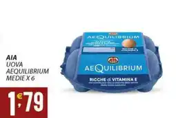 Sisa Aia uova aequilibrium medie x 6 offerta