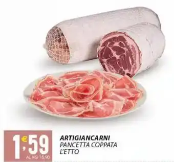 Sisa Artigiancarni pancetta coppata offerta