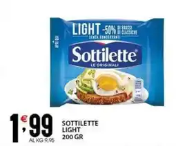 Sisa Sottilette light offerta