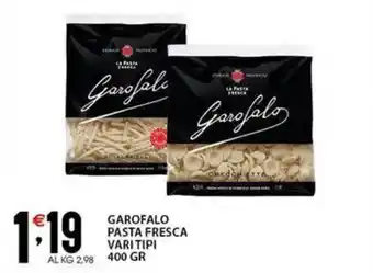 Sisa Garofalo pasta fresca vari tipi offerta