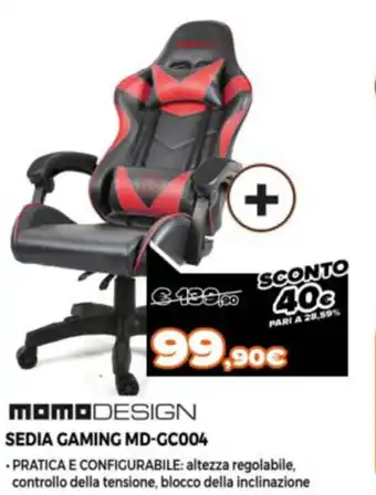 Somma Expert MamaDesign Sedia Gaming MD-GC004 offerta