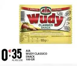 Sisa Aia wudy classico snack offerta