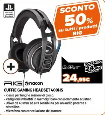 Cuffie Gaming Headset 400HS