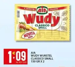 Sisa Aia wudy wurstel classico small offerta