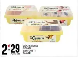 Sisa La cremeria gelati vari gusti offerta