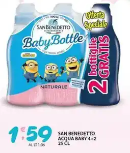 Sisa San benedetto acqua baby 4+2 offerta